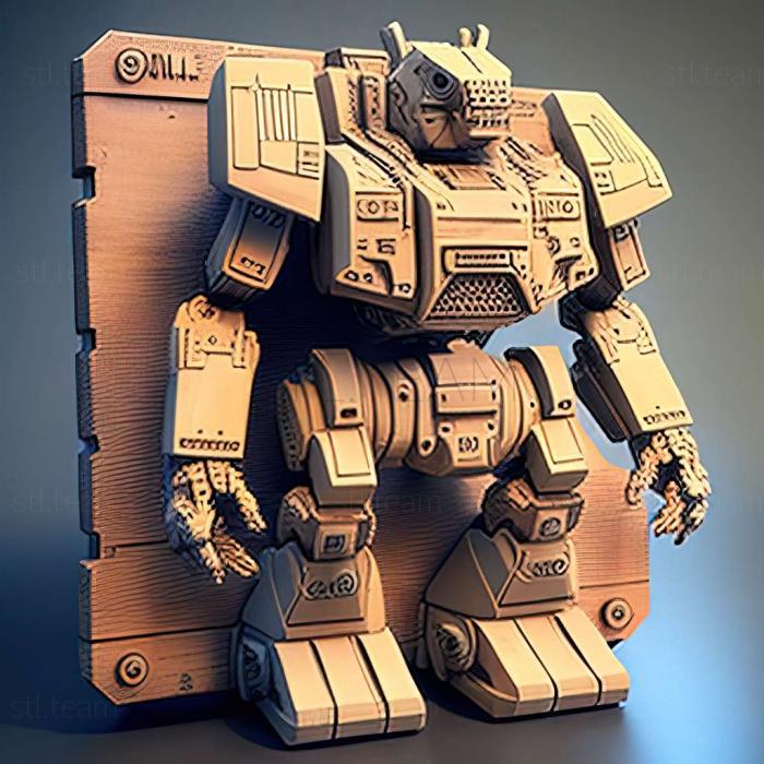 3D model MechWarrior 2 GhoBears Legacy game (STL)